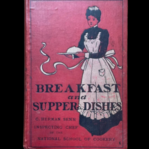 antique copy of breakfast and supper dishes