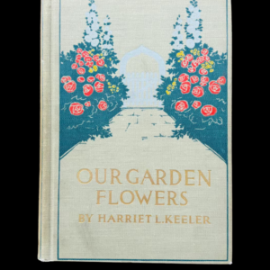 antique garden flower book